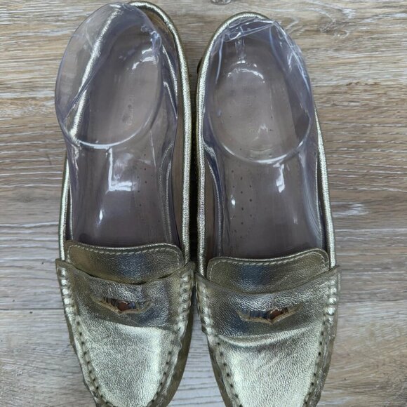 Liz Claiborne Gold Driving Moccasins Women's Size 7 - Picture 2 of 4
